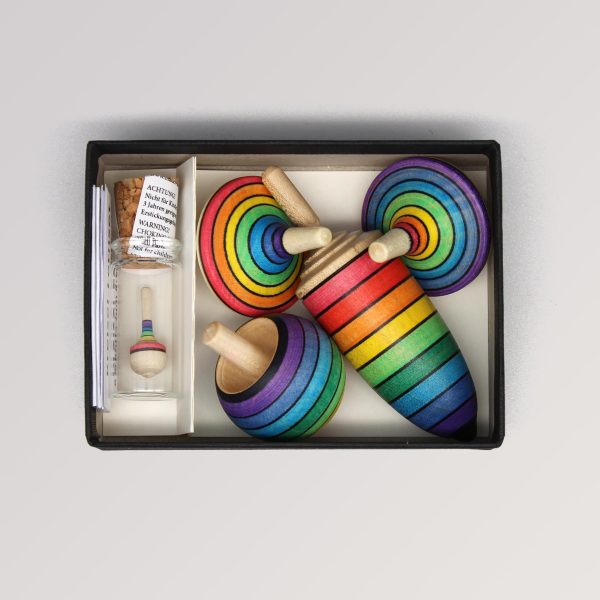 Kreisel Lernset Regenbogen in Box Zu verkaufen