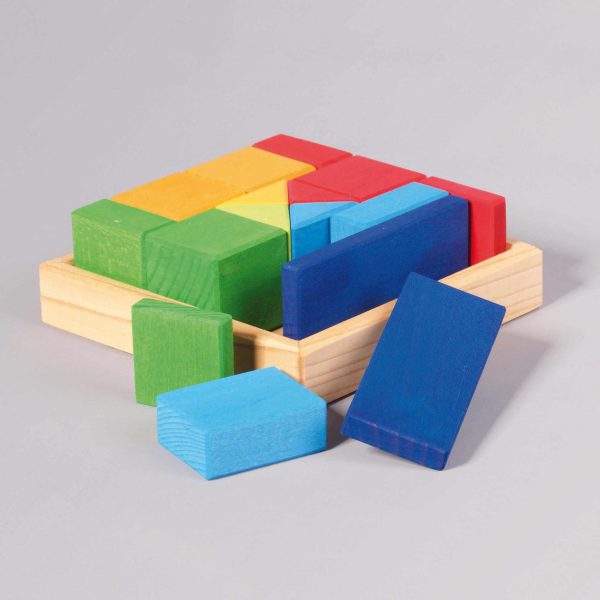 Baukasten Quadrat, Formen-Mix Schn?ppchen
