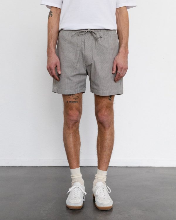 Kurze Hose Bio Baumwolle - Grau Gestreift Zu verkaufen – Bild 2