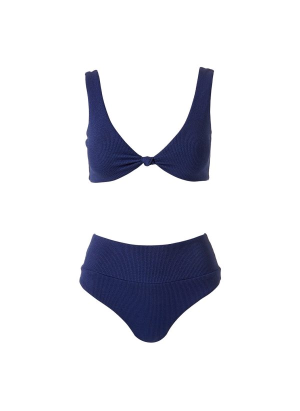 Hamptons Navy Ridges Bikini Schn?ppchen