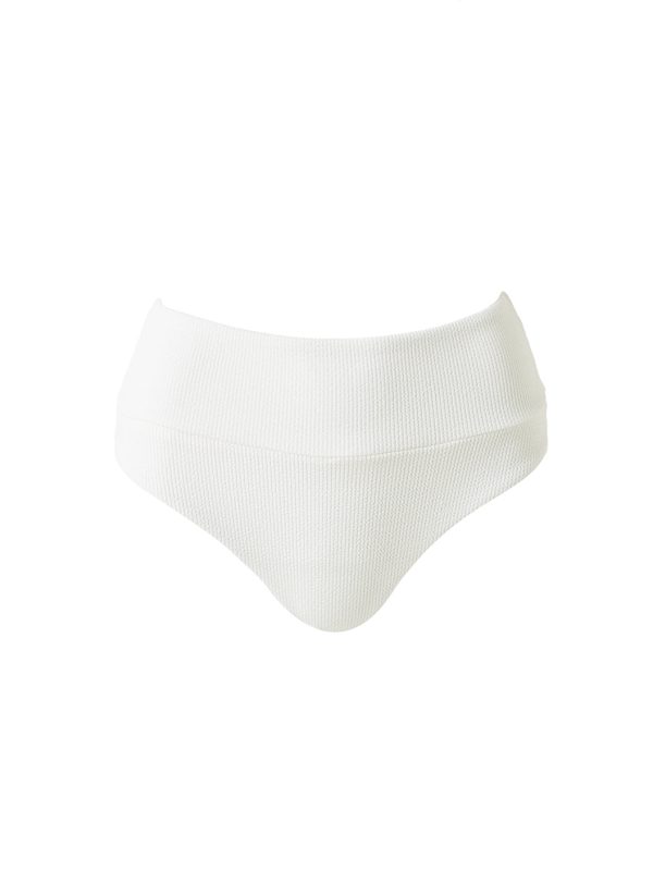 Hamptons White Ridges Bikini Bottom Mode